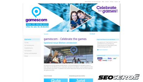 gamescom.de desktop náhled obrázku