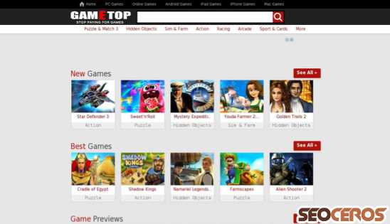 gametop.com desktop náhľad obrázku