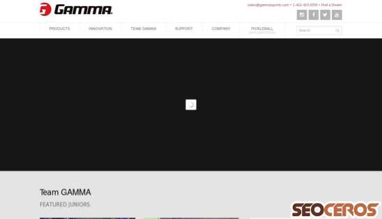 gammasports.com desktop előnézeti kép