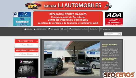 garage-ljautomobiles.fr desktop náhled obrázku