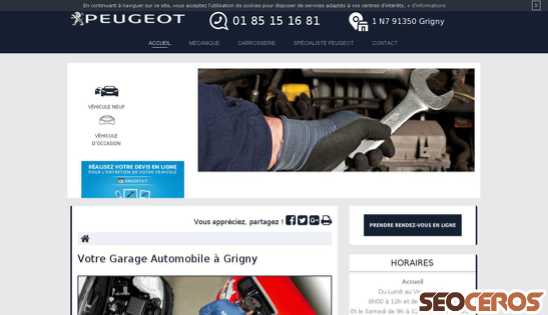 garage-peugeot-grigny.fr desktop náhľad obrázku