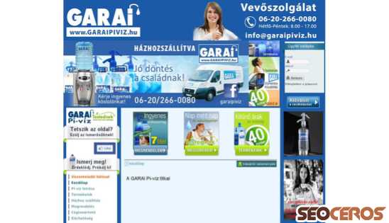 garaipiviz.hu desktop náhľad obrázku