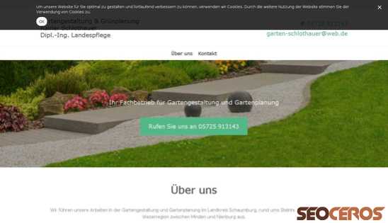 garten-schlothauer.de desktop náhled obrázku