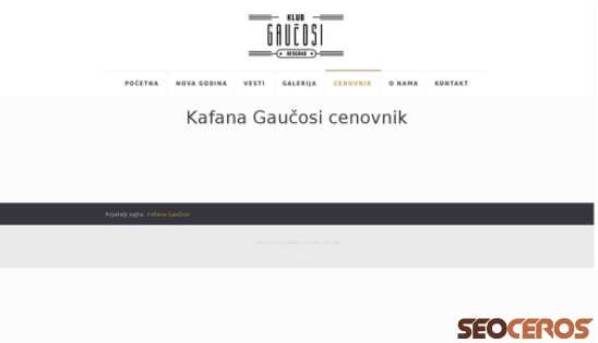 gaucosi.rs/kafana-gaucosi-cenovnik desktop obraz podglądowy