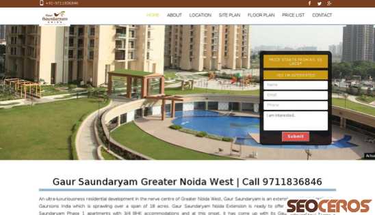gaursaundaryam.net.in desktop förhandsvisning
