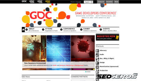 gdconf.com desktop előnézeti kép