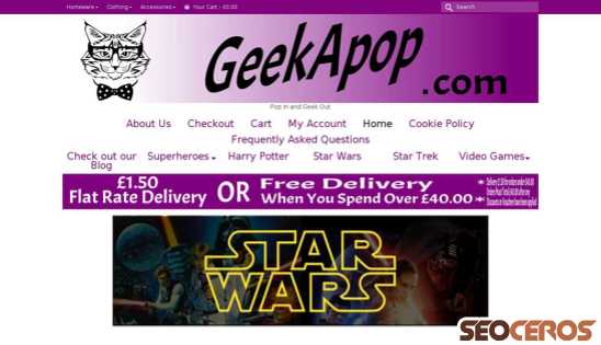 geekapop.com desktop előnézeti kép