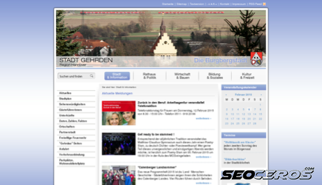 gehrden.de desktop náhled obrázku