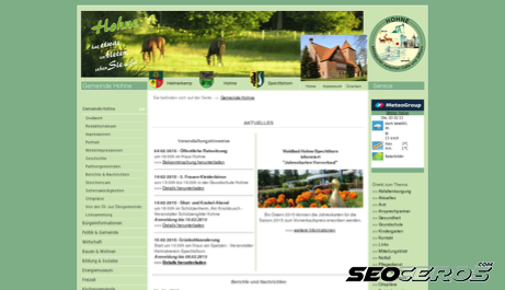 gemeinde-hohne.de desktop náhľad obrázku