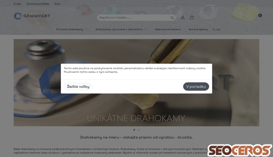 gemmyart.sk desktop preview