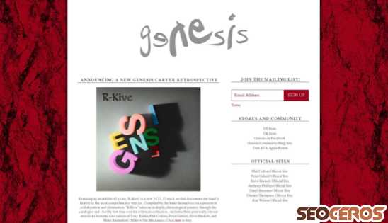 genesis-music.com desktop previzualizare