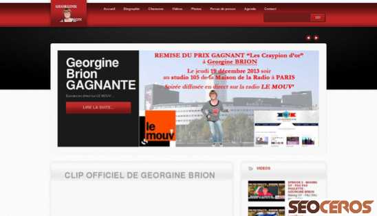 georgine-brion.fr desktop preview