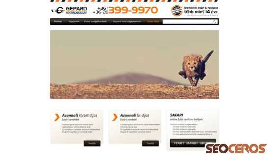 gepardteam.hu desktop náhľad obrázku