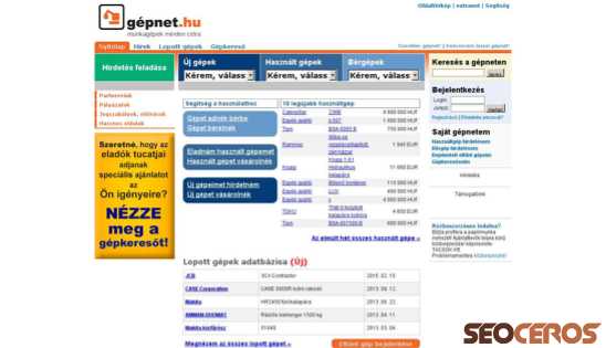 gepnet.hu desktop náhľad obrázku