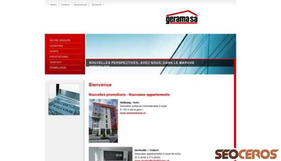 gerama.ch desktop előnézeti kép