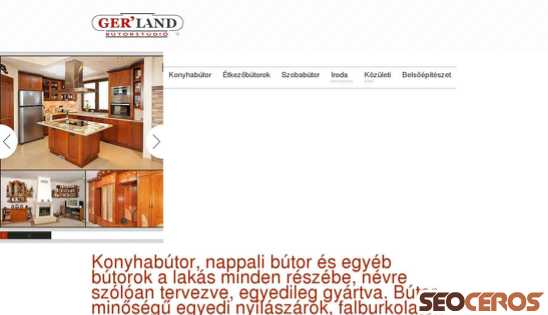 gerland.hu desktop előnézeti kép