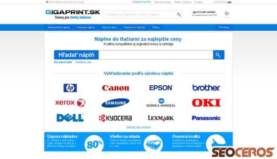 gigaprint.sk desktop náhled obrázku