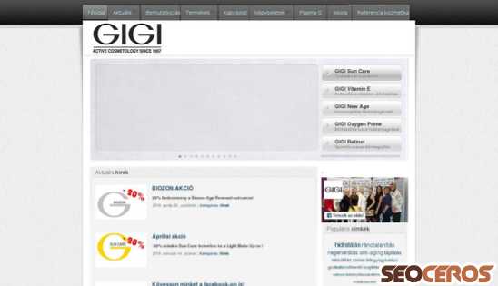 gigicosmetic.hu desktop náhled obrázku