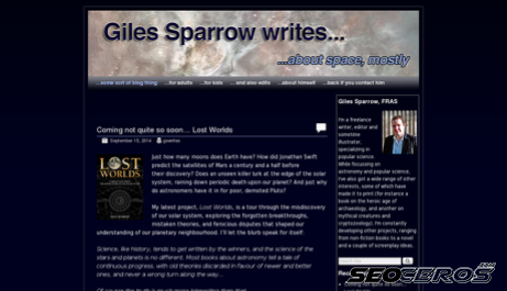 gilessparrow.co.uk desktop náhľad obrázku