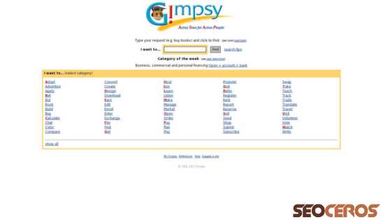 gimpsy.com desktop előnézeti kép