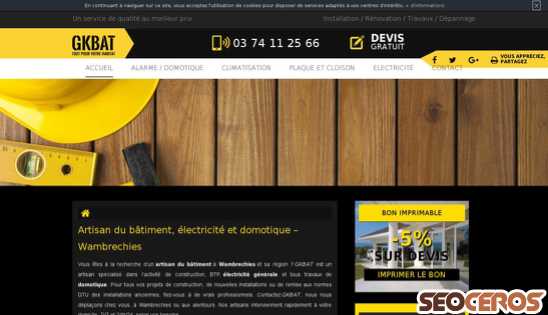 gk-bat.fr desktop náhled obrázku