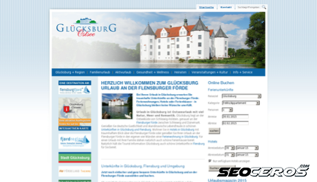 gluecksburg.de desktop náhľad obrázku