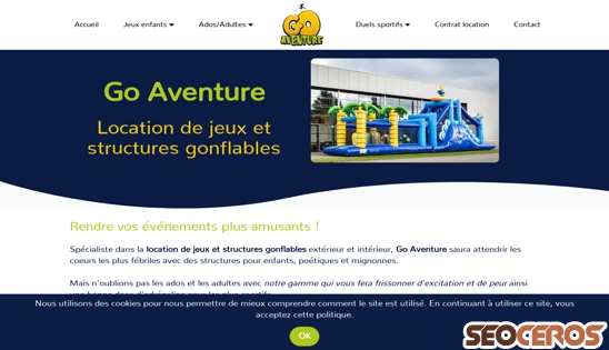 goaventure.fr desktop náhľad obrázku
