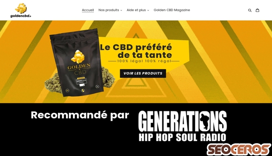 goldencbd.fr desktop förhandsvisning