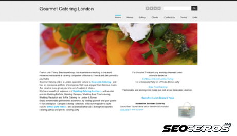 gourmetcatering.co.uk desktop náhled obrázku