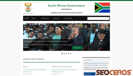 gov.za desktop előnézeti kép