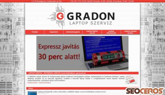 gradon.hu desktop előnézeti kép