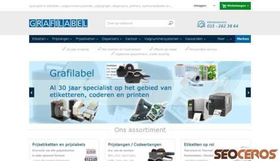 grafilabel.nl desktop náhľad obrázku