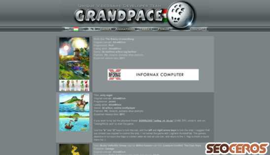 grandpace.com desktop náhľad obrázku