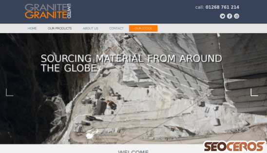 granitegraniteltd.co.uk desktop náhľad obrázku