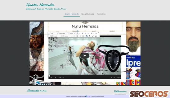 gratishemsida.n.nu desktop előnézeti kép