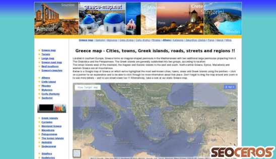 greece-map.net desktop Vorschau
