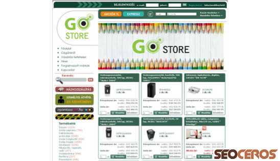 greenofficestore.hu desktop náhled obrázku