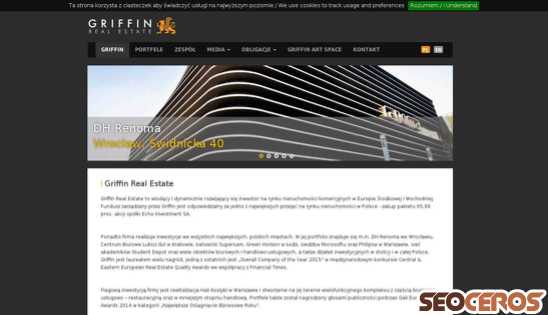 griffin-re.com/pl desktop vista previa