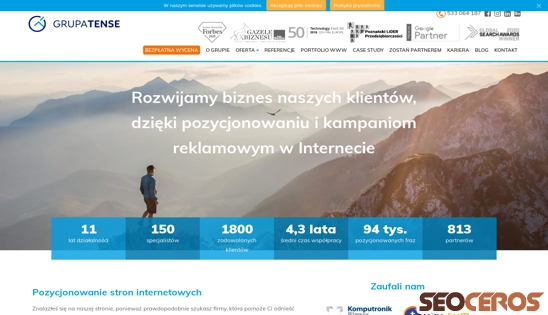 grupa-tense.pl desktop previzualizare