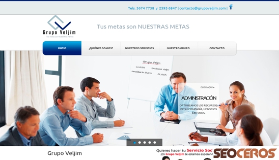 grupoveljim.com desktop náhled obrázku