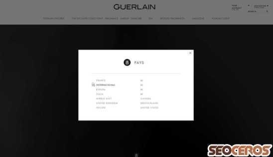 guerlain.com desktop 미리보기