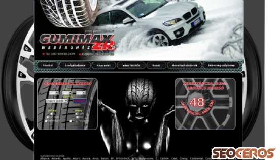 gumimax.hu desktop náhled obrázku