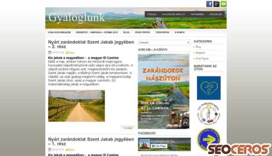 gyaloglunk.hu desktop náhled obrázku