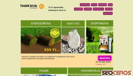 gyep-fa.hu desktop náhled obrázku