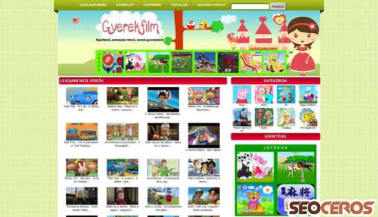 gyerekfilm.hu desktop előnézeti kép