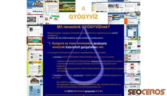 gyogyviz.hu desktop előnézeti kép