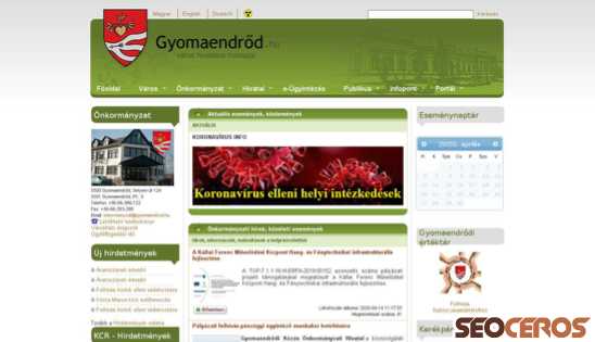 gyomaendrod.hu desktop előnézeti kép