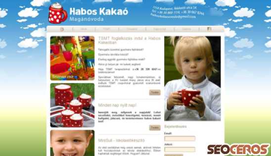 haboskakao.hu desktop náhled obrázku