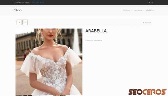 haljine-za-svadbe.rs/product/arabella desktop náhled obrázku