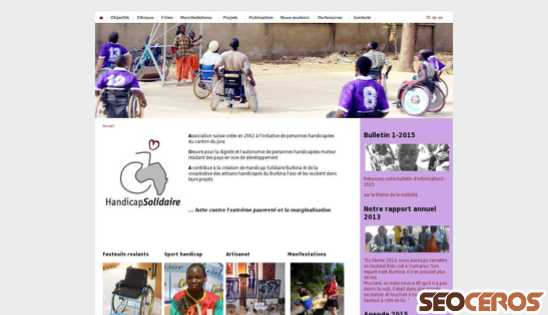 handicapsolidaire.ch desktop Vista previa